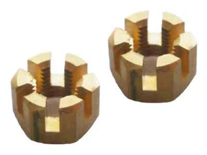 2PCS 90171-10M01 Nut Castle For Yamaha 2/4T 6HP 8HP 15HP Parsun F15-06000016 - Picture 1 of 4