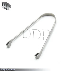 New Tongue Scraper Stainless Steel Tongue Cleaner Not Copper/Plastic Tounge - Picture 1 of 3