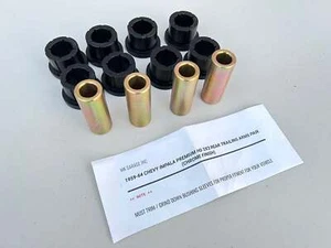 1959-1964 CHEVY IMPALA PREMIUM HD REAR TRAILING ARM BUSHING SET - Foto 1 di 2