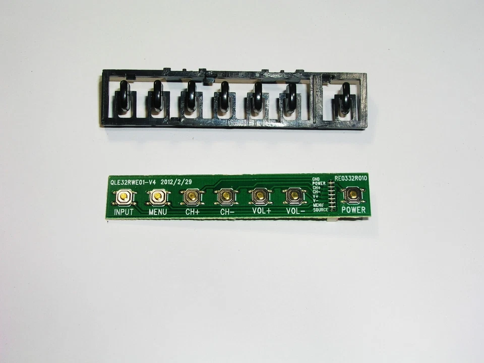 RCA RE0332R010 Teclado Interruptor Botón Placa para LED48G45RQ, LED50B45RQ, LED58G45RQ Foto 1 de 1