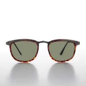 Updated Brow Line Vintage Steampunk Sunglass - Bennett Gunmetal - Picture 1 of 3