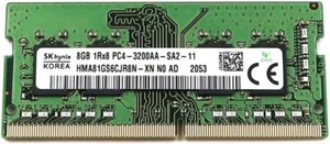 SKhynix 8GB DDR4 PC4 3200AA SA2 11 3200Mhz Laptop Memory Ram HMA81GS6CJR8N DELL - Picture 1 of 1