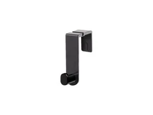 Safco Products 4224BL Over The Panel Single Coat Hook, Black - Picture 1 of 2