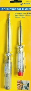 Destornillador de prueba de voltaje Electrical Mains 2 piezas - Imagen 1 de 3