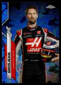 2020 Topps Chrome SAPPHIRE Formula 1 ROMAIN GROSJEAN #17 HAAS - Picture 1 of 2