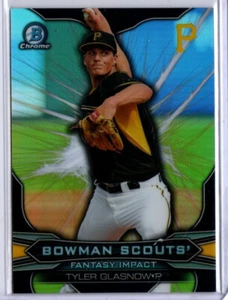2015 Bowman Chrom Baseball Fantasy Impact Tyler Glasnow ROOKIE EINSATZ PIRATEN - Bild 1 von 1