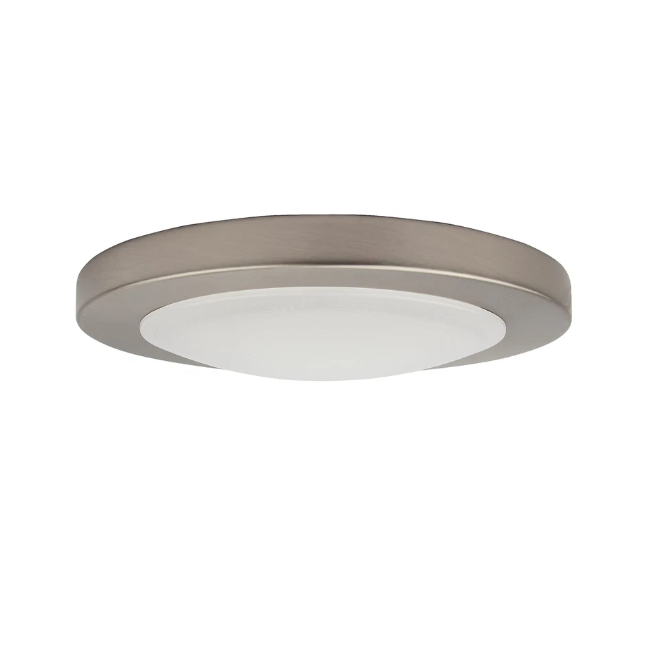 Design House 588152 Nickel Paxton 7" LED Flush Mount Light