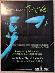 J-LIVE All Of The Above PROMO POSTER Coup d'Etat 2002 Triple Threat Productions - Bild 1 von 2