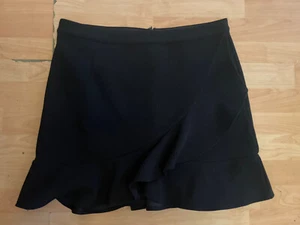 LOVERS & Friends black Ruffle Mini Skirt Size XL Women Casual A21 - Picture 1 of 4