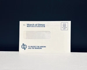 Sobre March of Dimes sin usar - Imagen 1 de 2