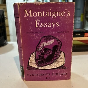 1965 Montaigne’s Essays Vol. 1 Everyman’s Library - Imagen 1 de 11