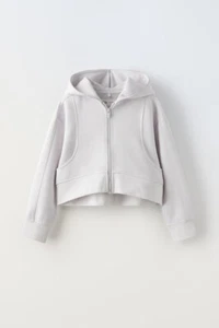 NWT ZARA SPORTY SHINY PIPED HOODED JACKET & PANTS SET KIDS 11-12 - Picture 1 of 6