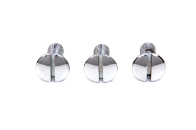Chrome Left Side Oval Head Screws fits Harley Davidson - Image 1 of 3