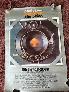 photokina bilderschauen folme photo multivision poster 1976 vtg - Picture 1 of 18