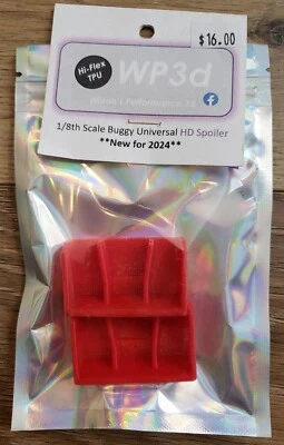 1/8th Scale HD Buggy Front Spoilers (Hi-Flex TPU - Will not Break) 2 pack - Image 1 of 4