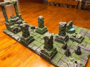 Dungeon Big Sacred Ruin Set 28mm Terrain Dungeons & Dragons Pathfinder d&d 40k - Picture 1 of 9