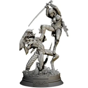 1/24 Predator vs Alien Resin Model Kit Diorama for Collectors Unassembled - Picture 1 of 5