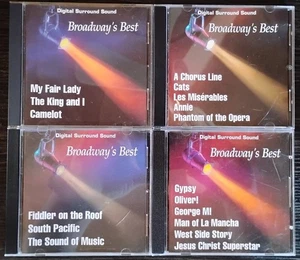 Broadways Best 4 CD Set ungespielte Klassik 17 Acts alles tolles Konvolut - Bild 1 von 2