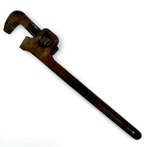 USA Made Walco Walworth 24" inch Pipe Wrench Great Jaws, Works Good - Picture 1 of 6
