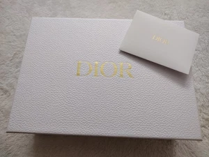 Authentic Dior White Empty Gift  Storage Box w Card & Tissue 12.5”x9”x4.5”  - Picture 1 of 17