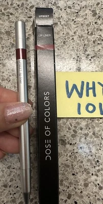 DOSE OF COLORS Retractable LIP LINER  UPBEET w/Built-In Sharpener .2g FULL SZ - Image 1 of 4