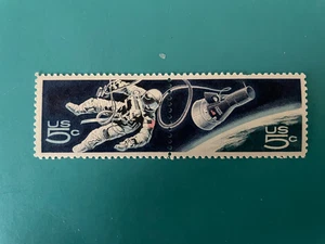 US Briefmarken # 1331-32 5 Cent Erfolge im Weltraum (2 Briefmarken) postfrisch OG 1967 - Bild 1 von 1