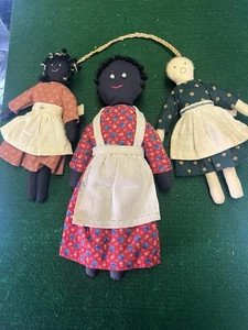 Lote De Colección De 3 Muñecas Muñecas De Tela. Ver foto para descripción. - Imagen 1 de 7