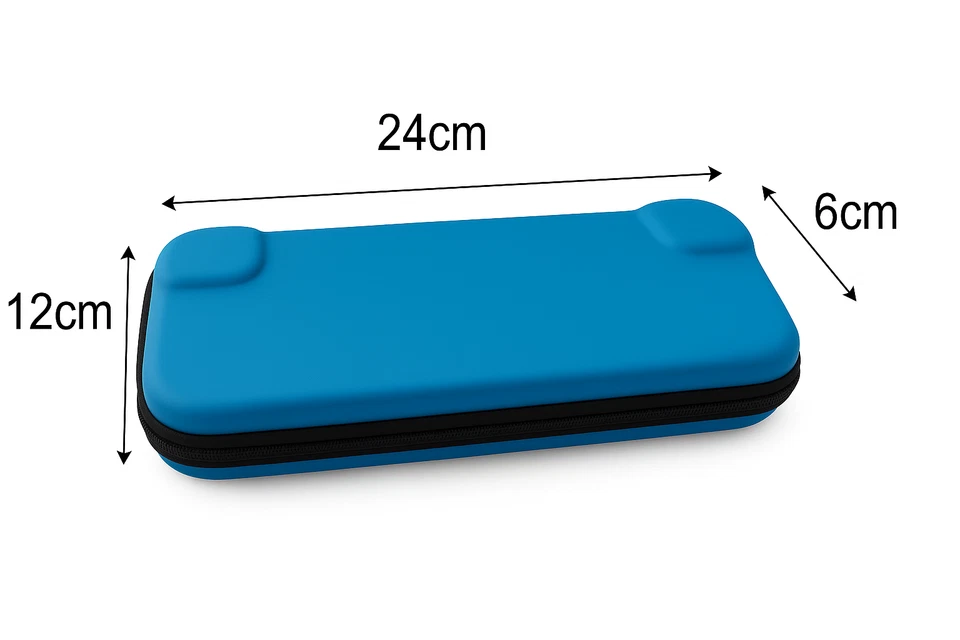 Custodia rigida azzurra per console, Nintendo Switch, Dimensione: 24cmx 12cmx6cm - Immagine 1 di 3