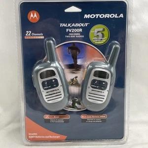 Talkie-walkie radio 2 voies Motorola fv200 neuf scellé - Photo 1/4