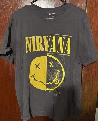 Nirvana Vintage Logo t-shirt Black Men's size L - Image 1 of 4