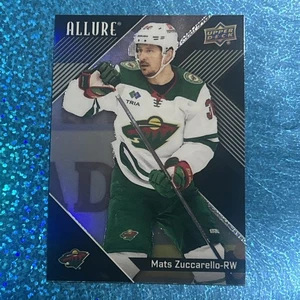 2024-25 UD Allure #89 MATS ZUCCARELLO Black Rainbow (VAR) - Picture 1 of 2