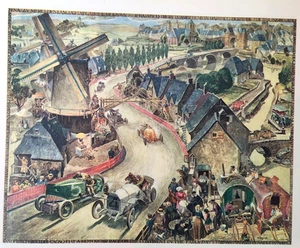 Speed Demons Of 1904 Car Race Peter Helck Art Vintage 1931 Magazine Print - Picture 1 of 8