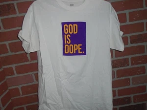 CAMISETA GOD IS DOPE HOMBRE LOGO TALLA MEDIANA - Imagen 1 de 4