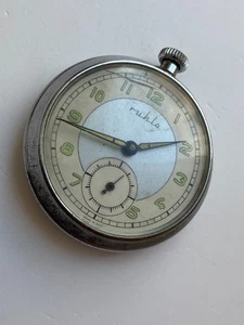 VINTAGE ANTIKE SCHÖNE TASCHENUHR RUHLA GERMANY FOR PARTS UMK 83 - Bild 1 von 9