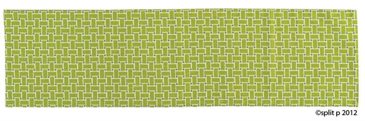 Lattice Green Cotton Table Runner 13"x48" - Image 1 of 1