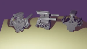 Motore V8 1/18 per diorama o pressofuso NON VERNICIATO - Foto 1 di 1