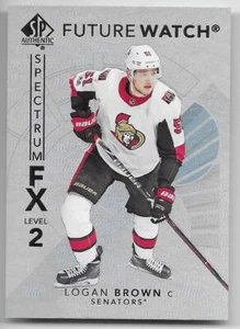 17/18 SP AUTHENTIC FUTURE WATCH SPECTRUM FX LEVEL 2 Logan Brown #S74 - Picture 1 of 1