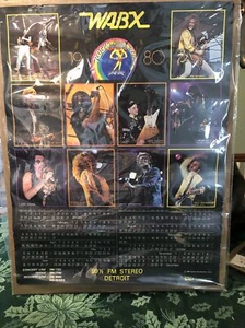 WABX Poster** Detroit Radio 1980** - Picture 1 of 2