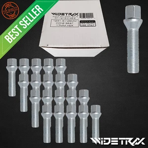 (20) 12x1.5 Wheel Lug Bolts Studs 17mm Hex Cone 45mm Shank For Mercedes Audi VW - Picture 1 of 4
