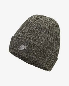 NIKE CAPPELLO NSW BEANIE - NERO MELANGE - DM8308-071 - Picture 1 of 1