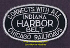 LMH Patch INDIANA HARBOR BELT Railroad IHB CONNECTS CHICAGO Connection Railway b