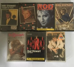 7 Rod Stewart Cassette Tape Bundle - Tonight I’m Yours, Out Of Order, Camouflage - Picture 1 of 10