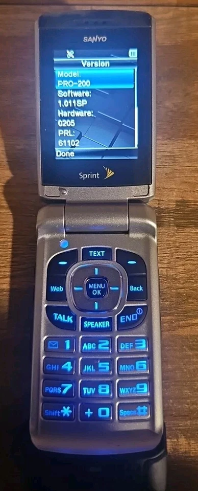 SANYO Pro 200 - Not Specified - Silver (Unlocked Sprint Nextel) - Image 1 of 3