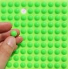 Green 3M RUBBER FEET ~ 10mm x 4mm ~ SELF ADHESIVE Sticky Pads Stoppers BUMPERS