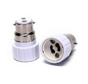 B22 to GU10 Light Adapter,B22 Bayonet Cap to GU10 Socket Base Converter - Picture 1 of 13