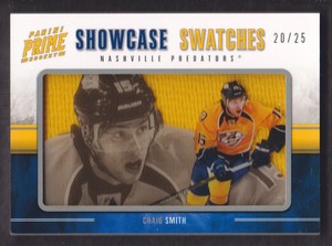 2011-12 Panini Prime Hockey Showcase Swatches Jersey #49 Craig Smith 20/25