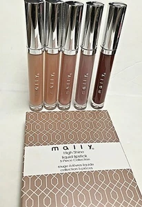 MALLY High Shine Liquid Lipstick 5 Piece Collection Shimmer NIB  - Picture 1 of 3