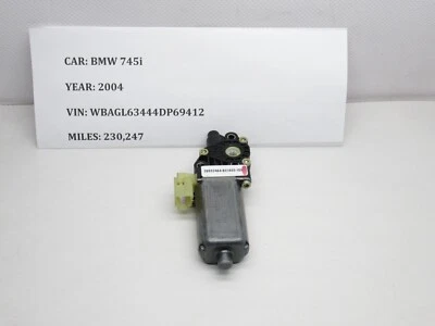 BMW 745i 2002-2005 puerta trasera derecha parasol motor 0390201997 OEM Foto 1 de 4