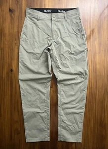 Hurley Jet Set Tech Pants Men's 32 x 30 Beige Chino Performance Stretch Great! - Picture 1 of 9