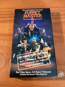 Puppet Master 4 VHS New Sealed Screener Promo Full Moon Entertainment Paramount - Picture 1 of 6